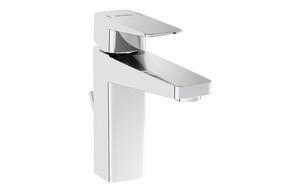 VitrA Root Square Basin Mixer w/Waste Lever - Chrome
